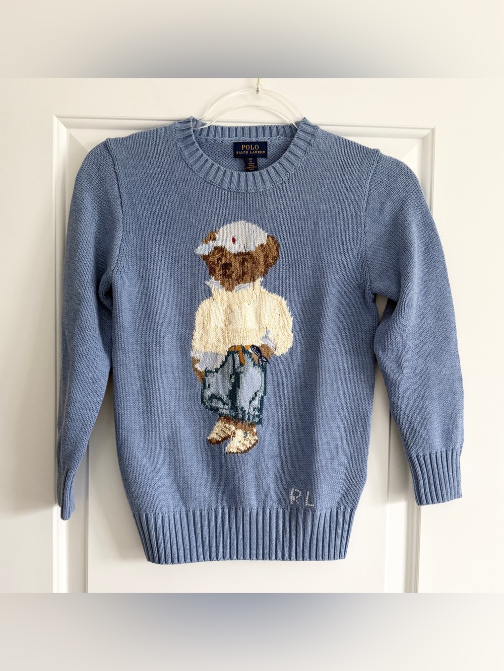 NEW: Polo Bear Crewneck Sweater - US Small - Picture 2 of 3